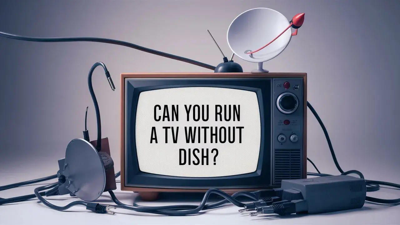 Can you run a TV without DISH?