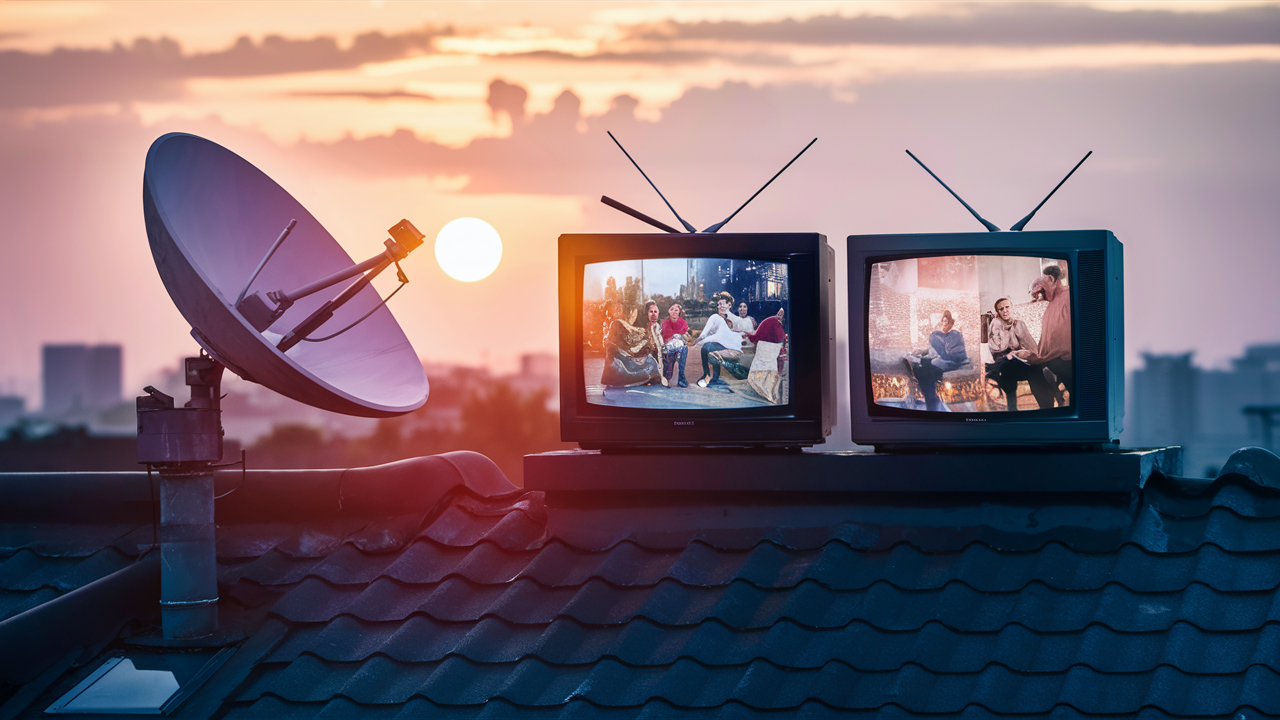 Can you run two TVs off one satellite dish?