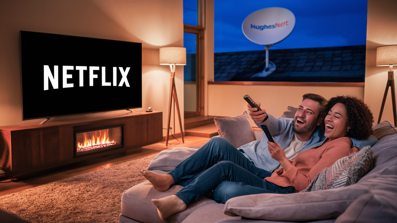 Can you watch Netflix with HughesNet?