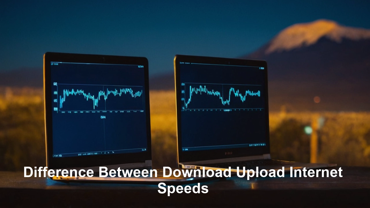 Difference Between Download Upload Internet Speeds