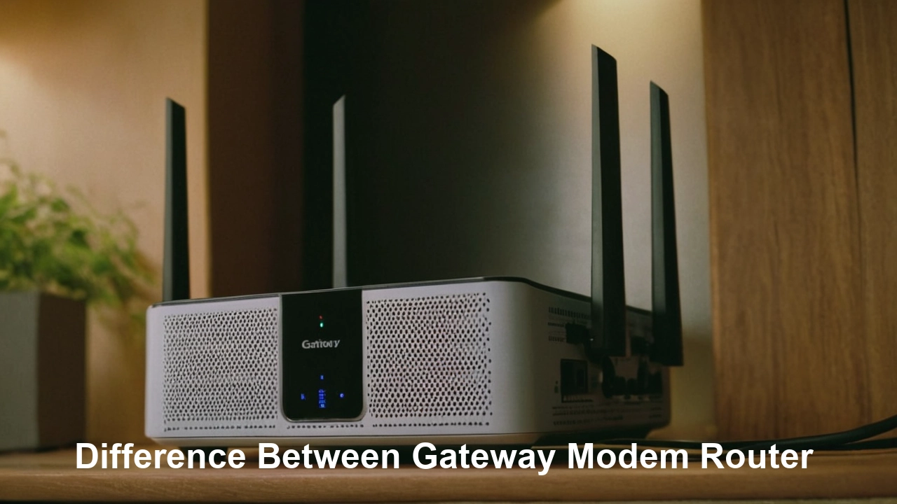 Difference Between Gateway Modem Router