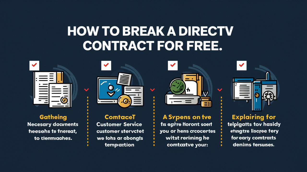 How to break a DIRECTV contract for free?