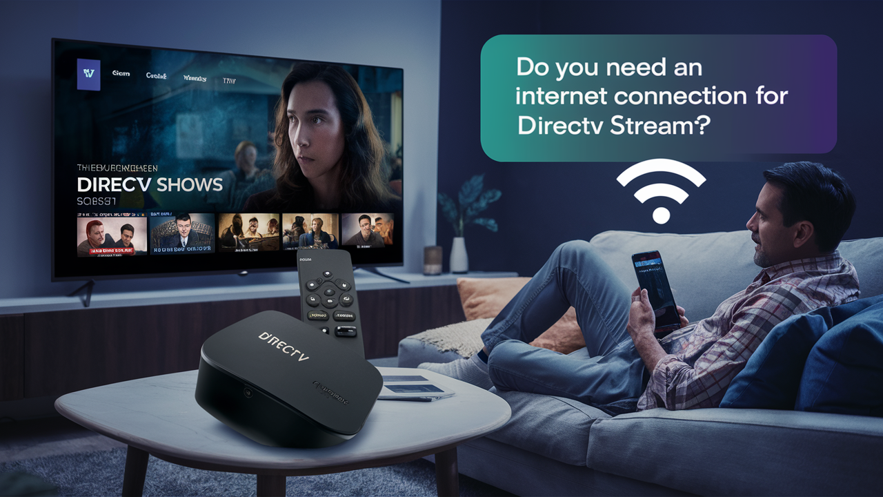 Do you need an internet connection for DIRECTV STREAM?