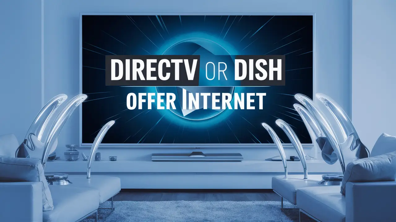 Does DIRECTV or DISH offer internet?