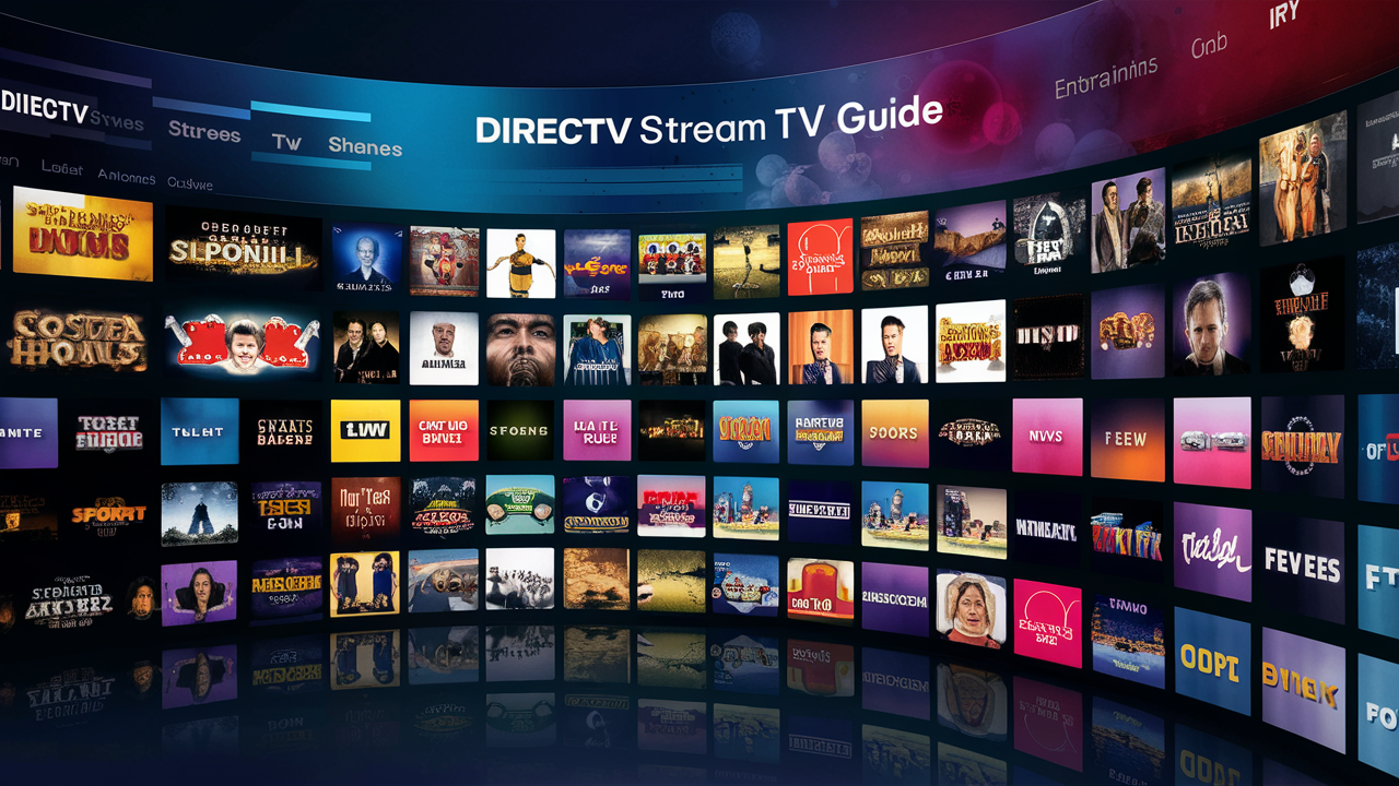 Does DIRECTV STREAM have a TV guide?