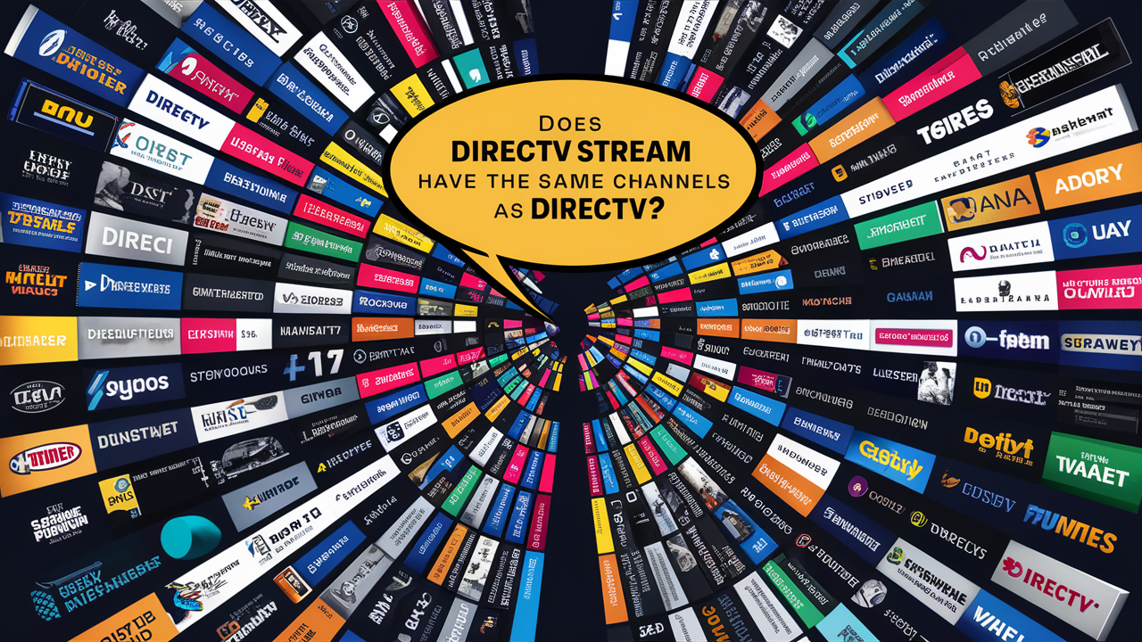 Does DIRECTV STREAM have the same channels as DIRECTV?