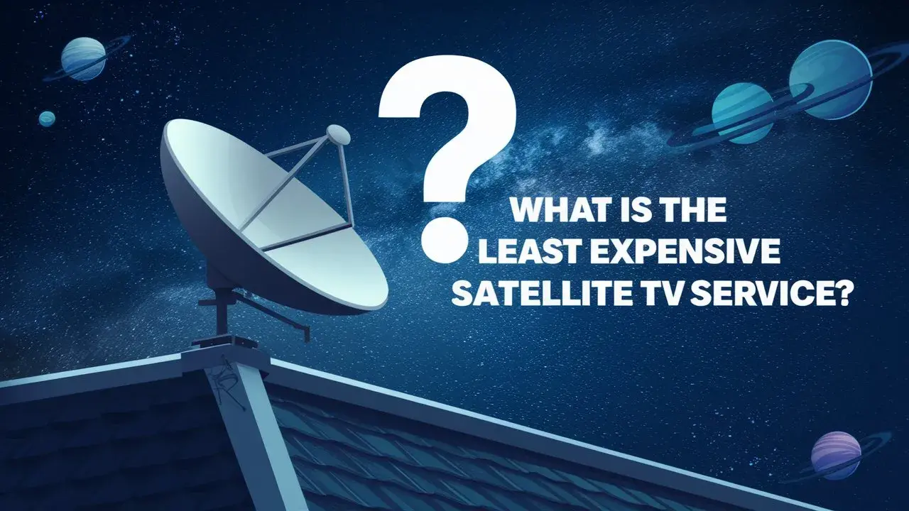 What is the least expensive satellite TV service?