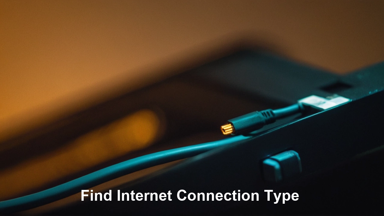 Find Internet Connection Type