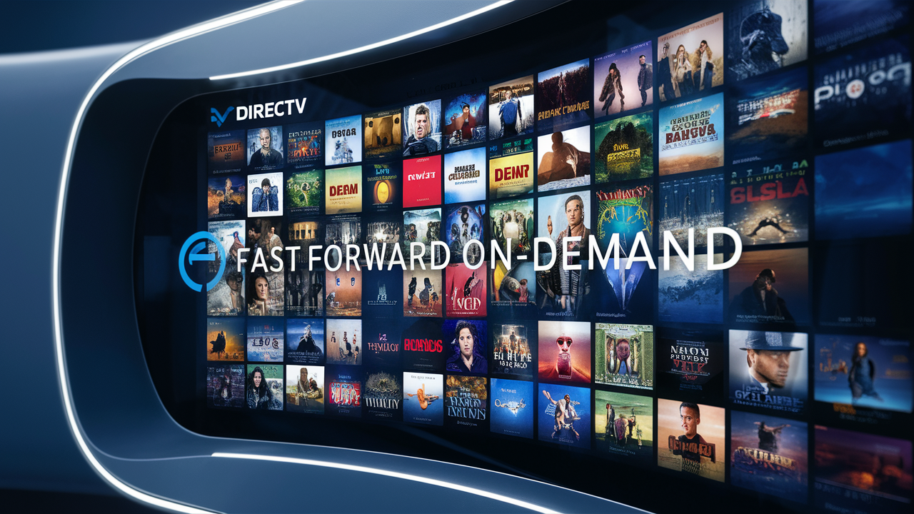 How do you fast forward on-demand on DIRECTV?