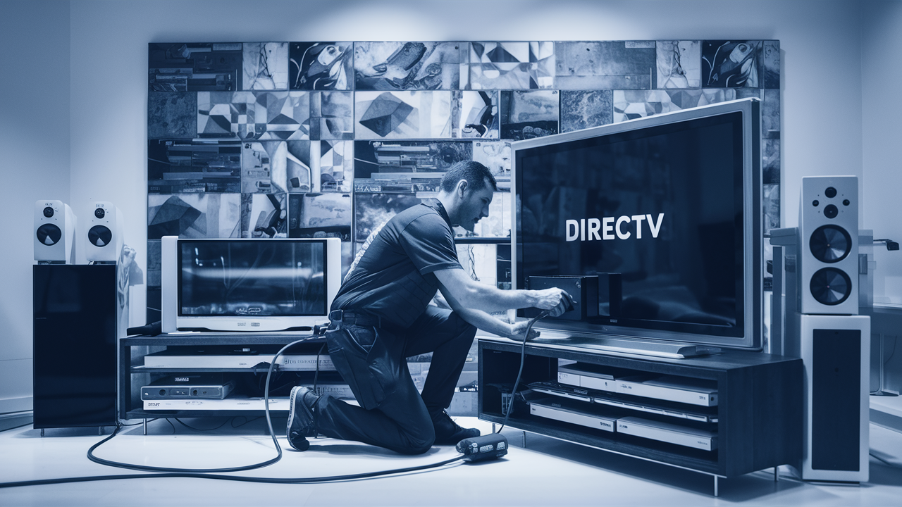 How does DIRECTV hook up to your TV?