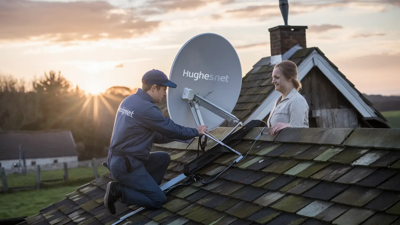 How long does it take to get HughesNet installed?