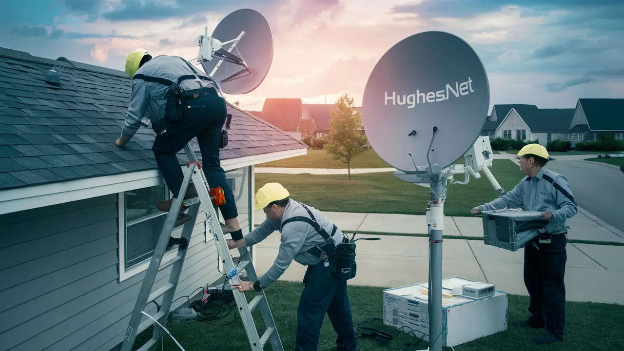 How long does it take to install Hughesnet?