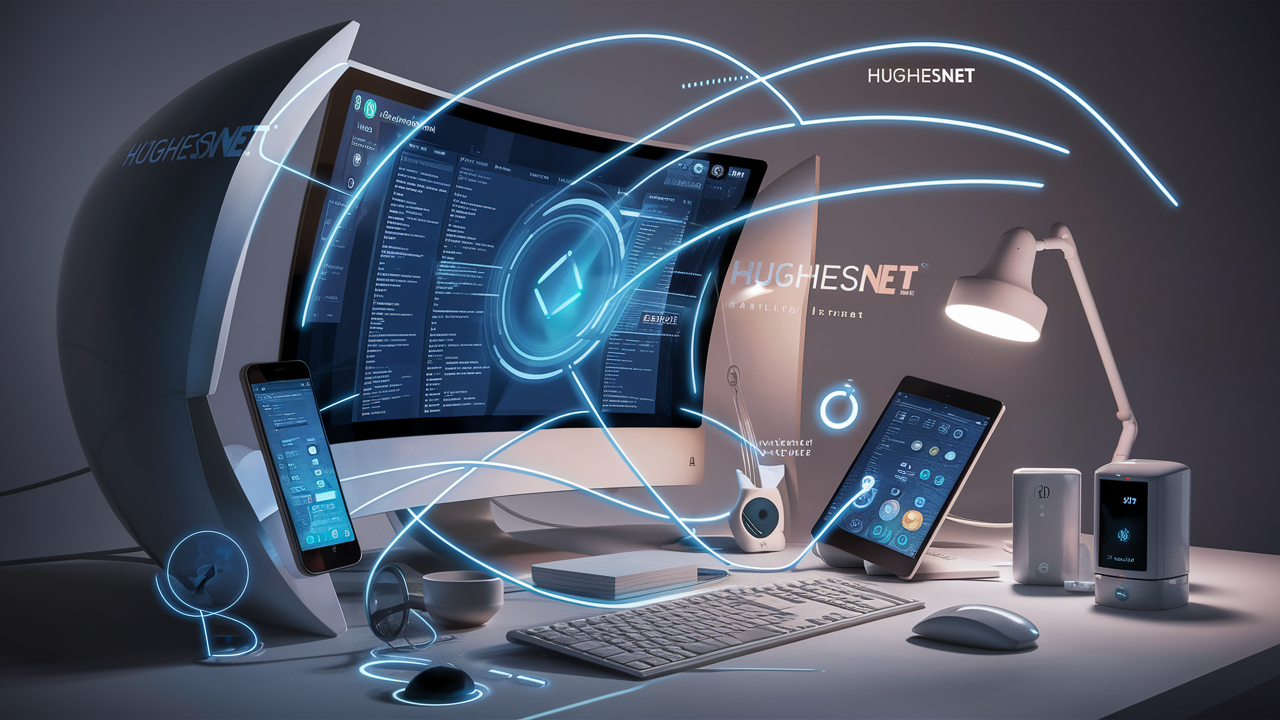 How many devices can connect to Hughesnet?