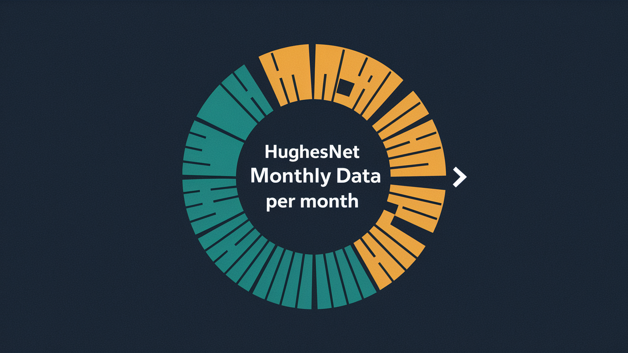 How many GB is Hughesnet per month?