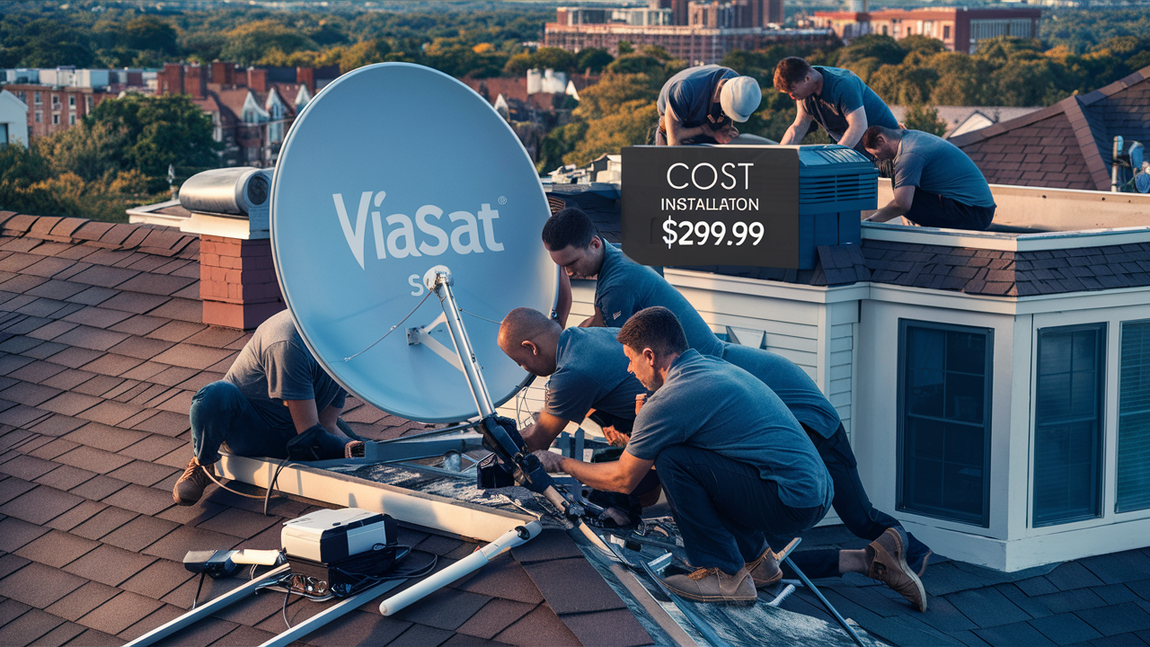 How much does it cost to install Viasat internet?