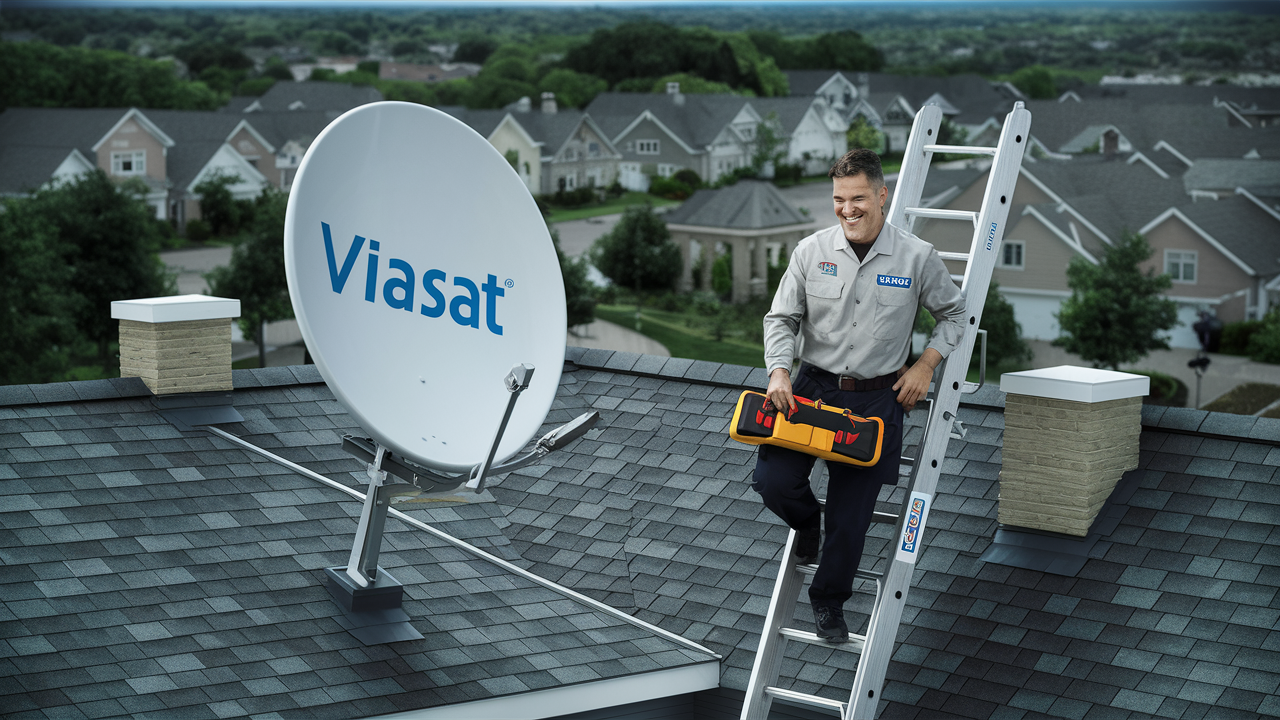 How much does Viasat charge for installation?