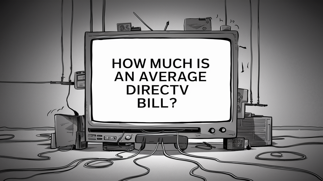 How much is an average DIRECTV bill?