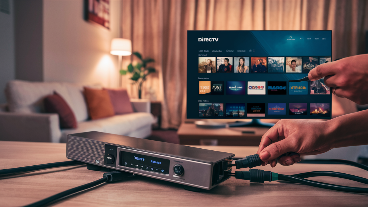 How to connect DIRECTV wireless receiver?