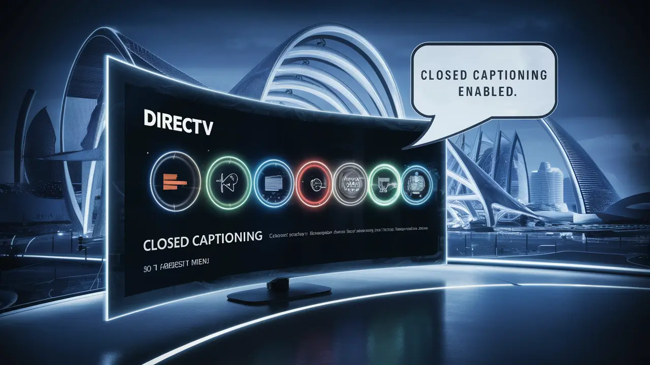 How To Enable Closed Captioning Directv New Menus?