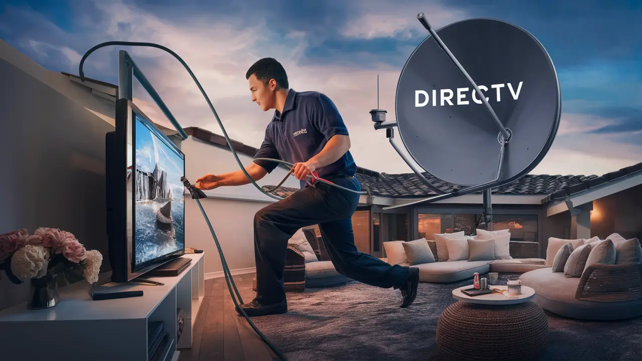 How to hook up DIRECTV?