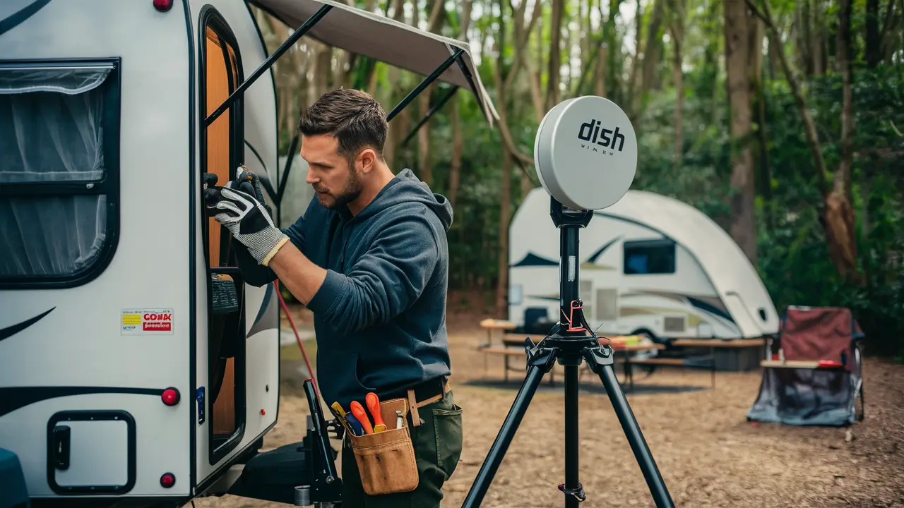 How To Hook Up Dish Network To Camper?