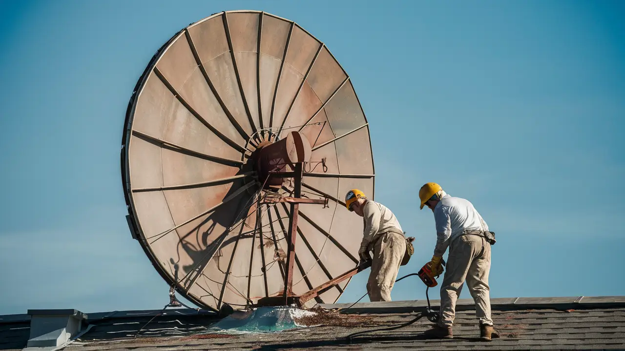 How To Remove Satellite Dish?