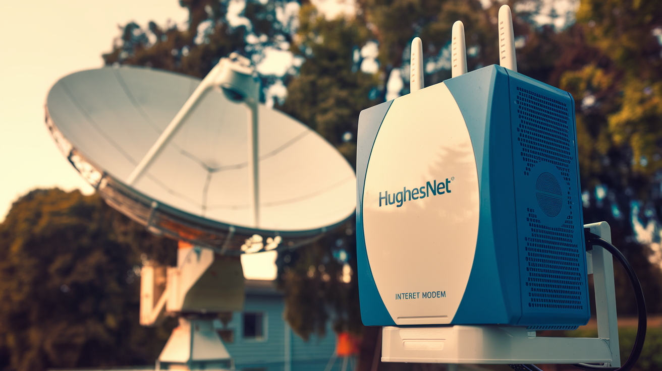 HughesNet internet modem