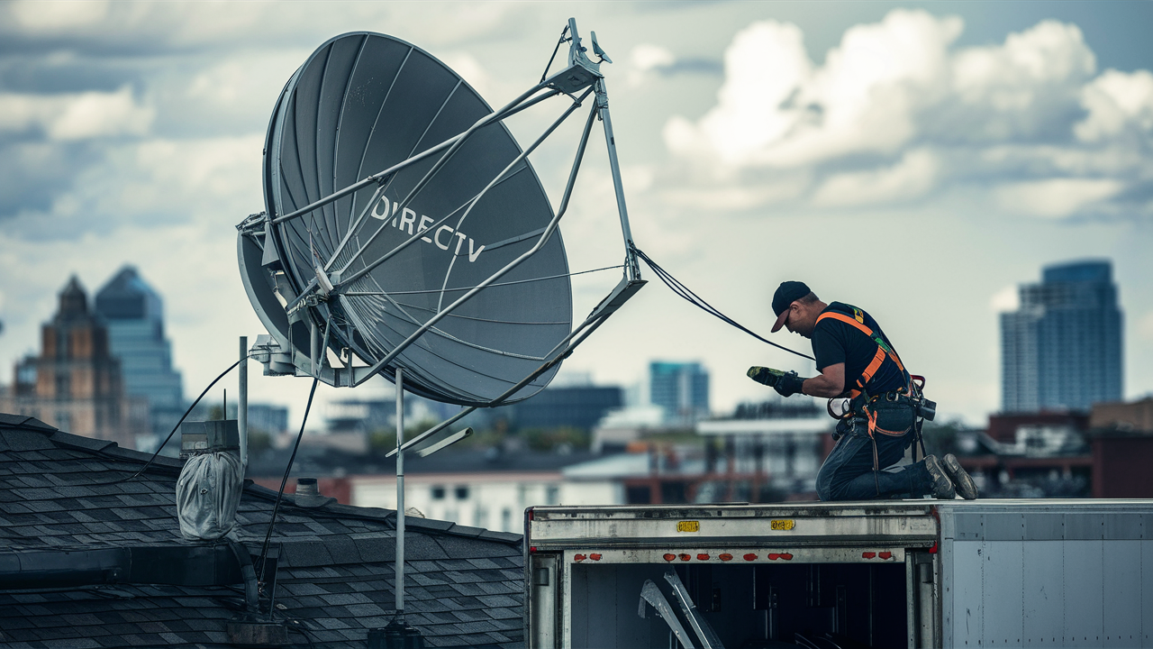 DIRECTV remove satellite dish