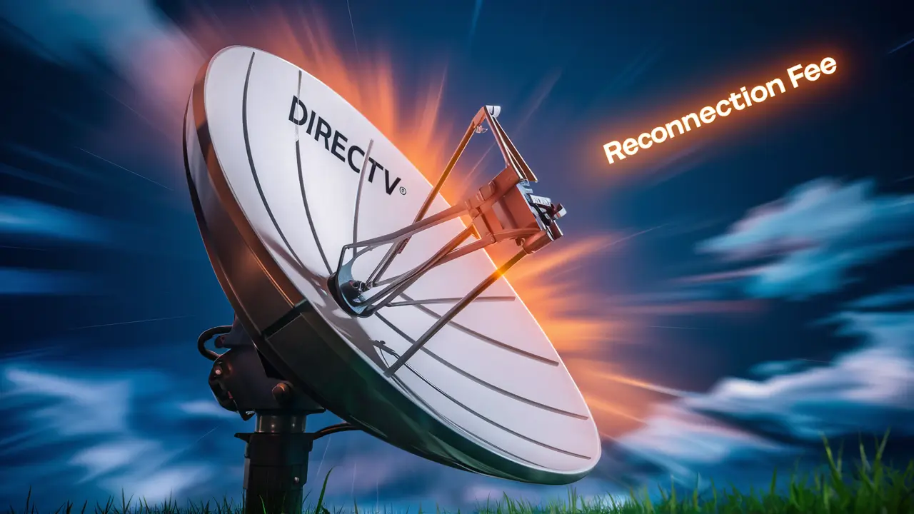 Is there a reconnection fee for DIRECTV?