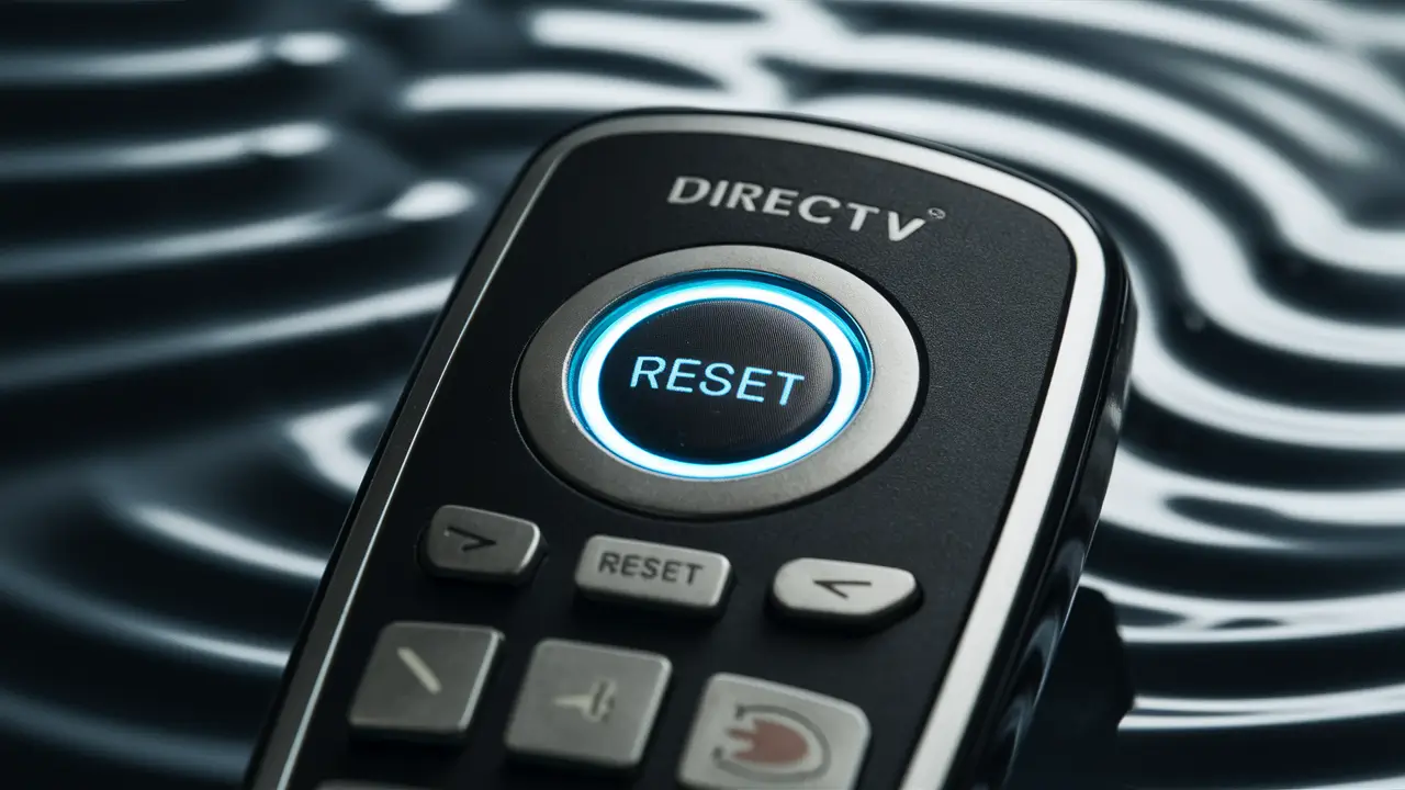 Is there a reset button on a DIRECTV remote?