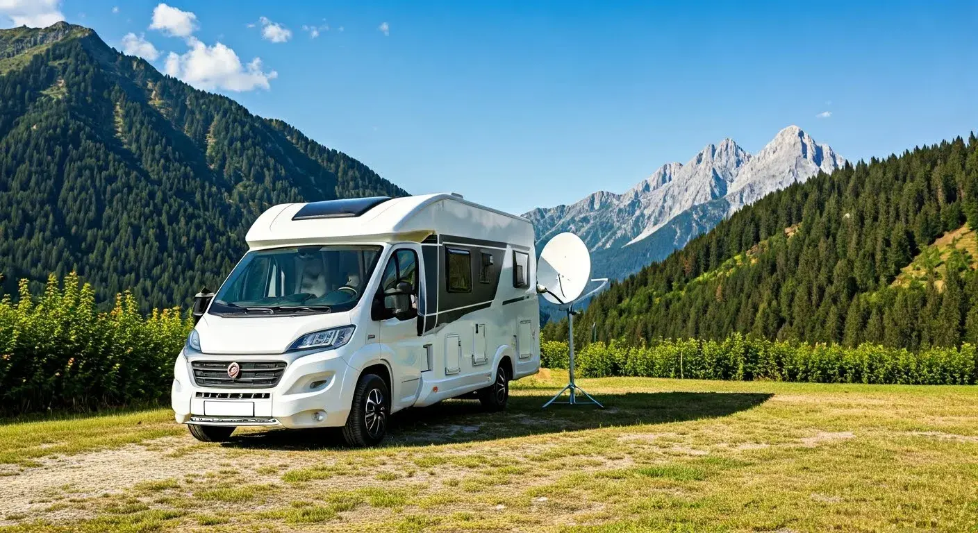 Satellite TV and Internet Options for Your Motorhome Adventures