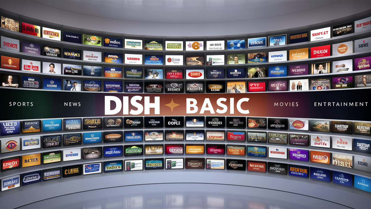 What channels do you get with DISH Basic Package?