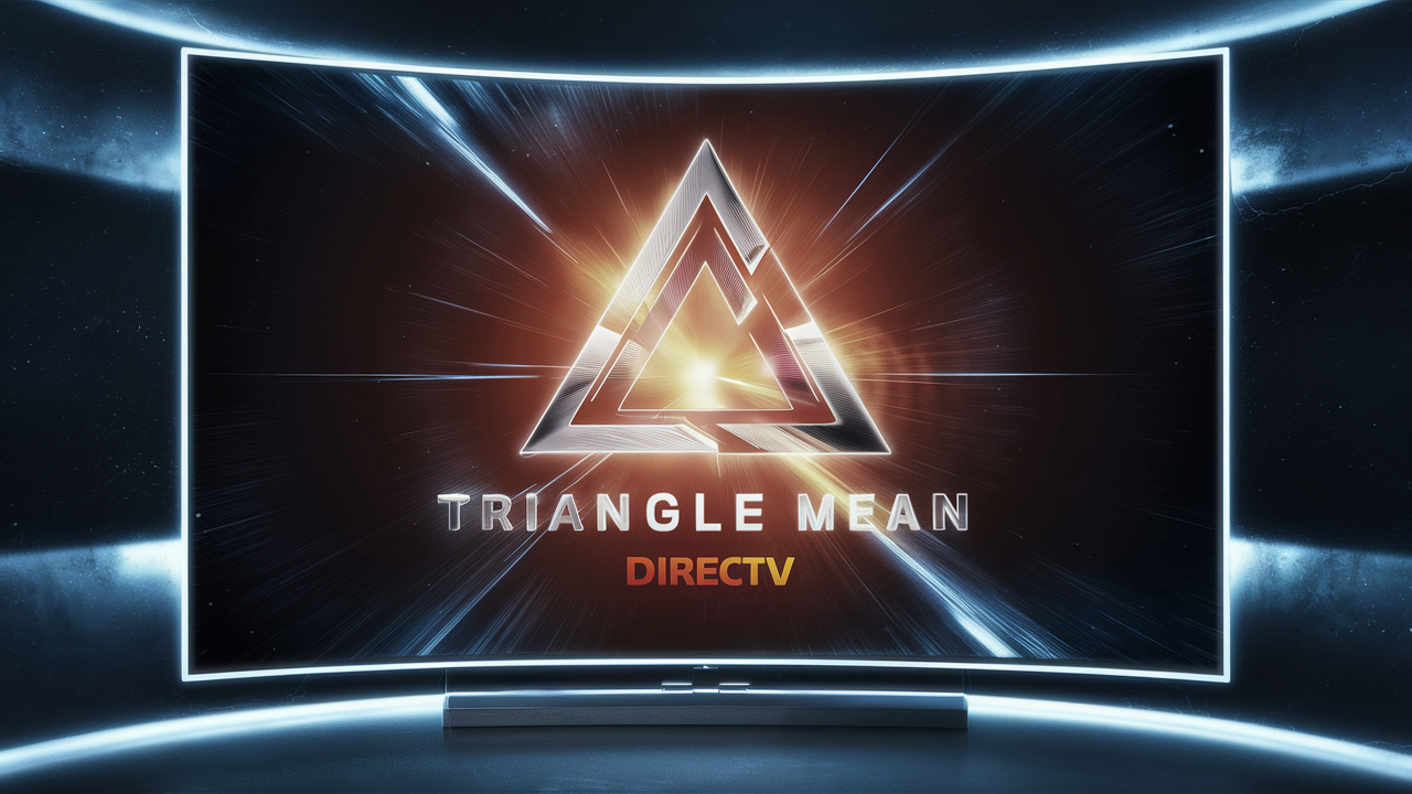 What does the triangle mean on DIRECTV?