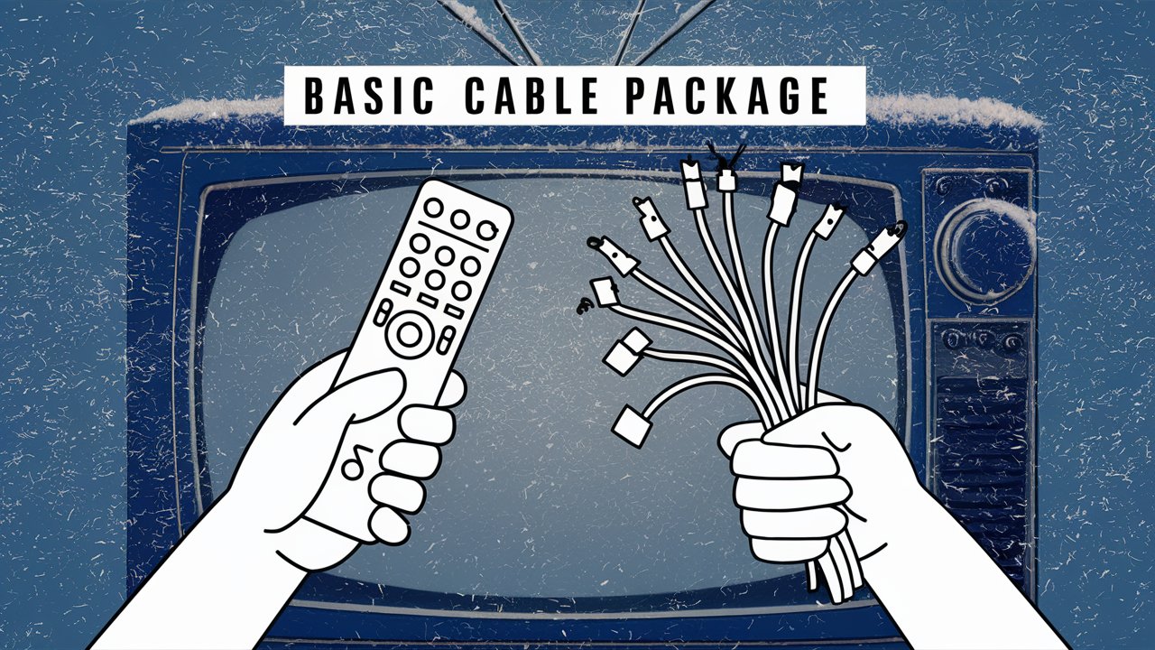 What is a basic cable package?