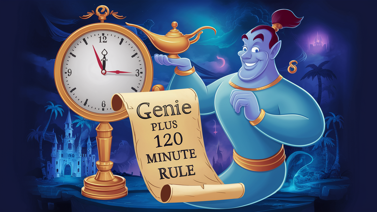 What is Genie Plus 120 minute rule?