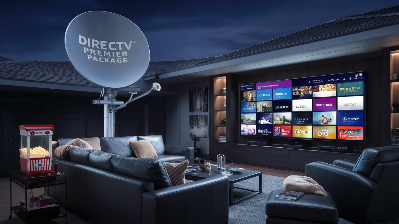 What is included in the DIRECTV Premier package?