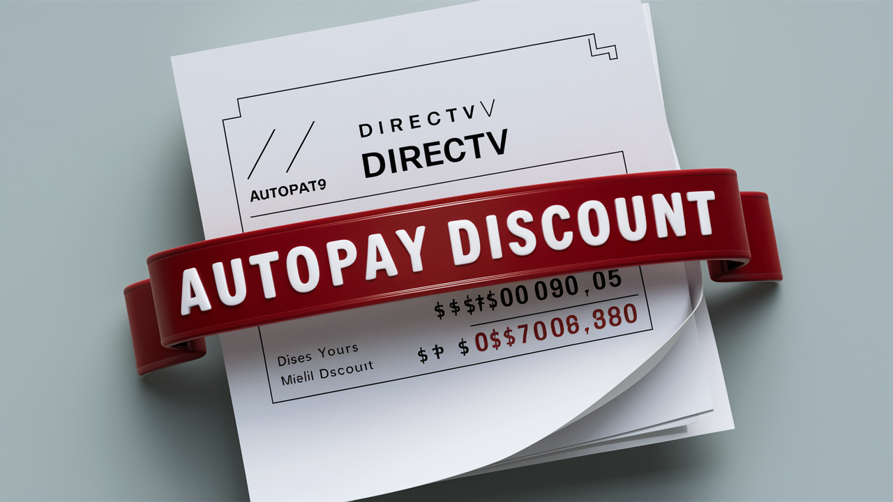 What is the autopay discount for DIRECTV?