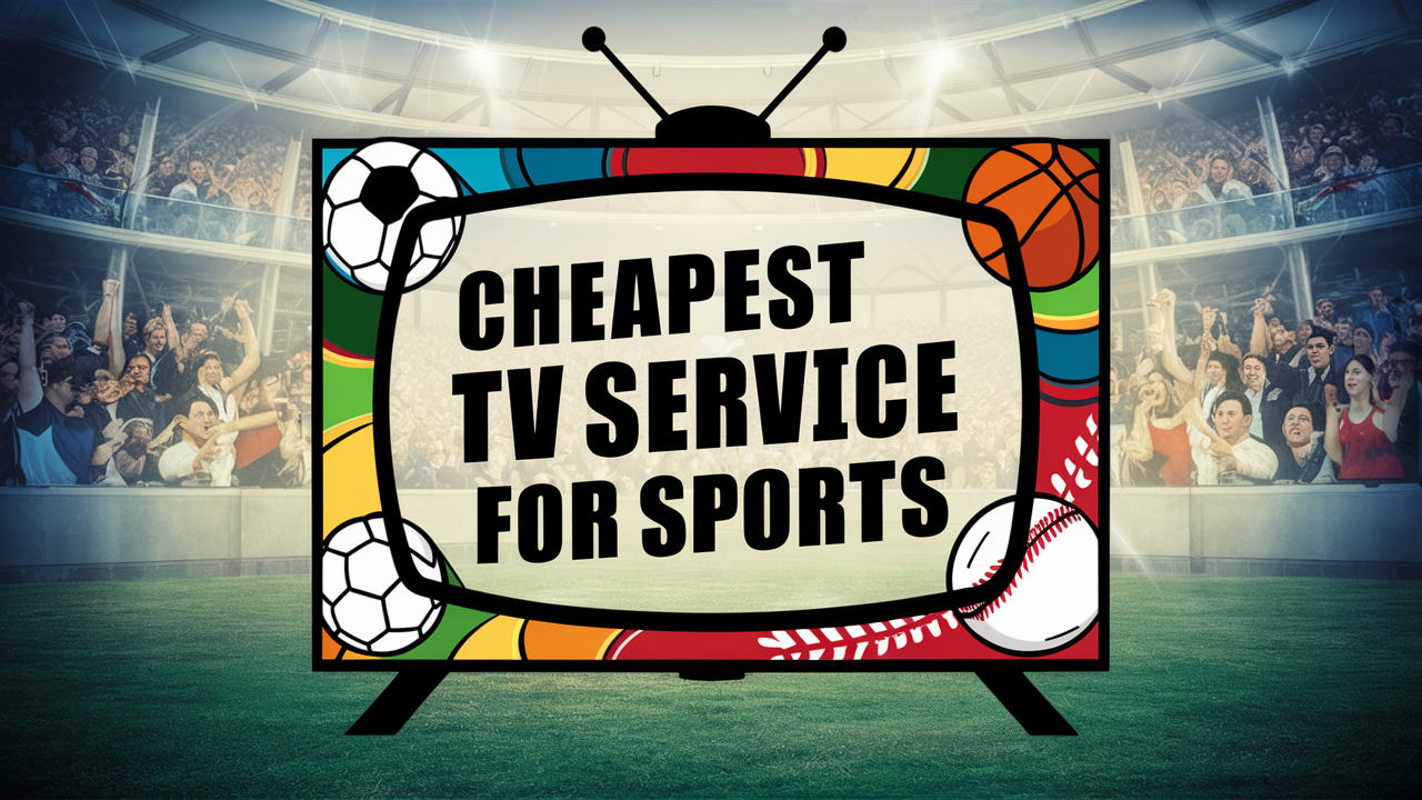 What is the cheapest TV service for sports?