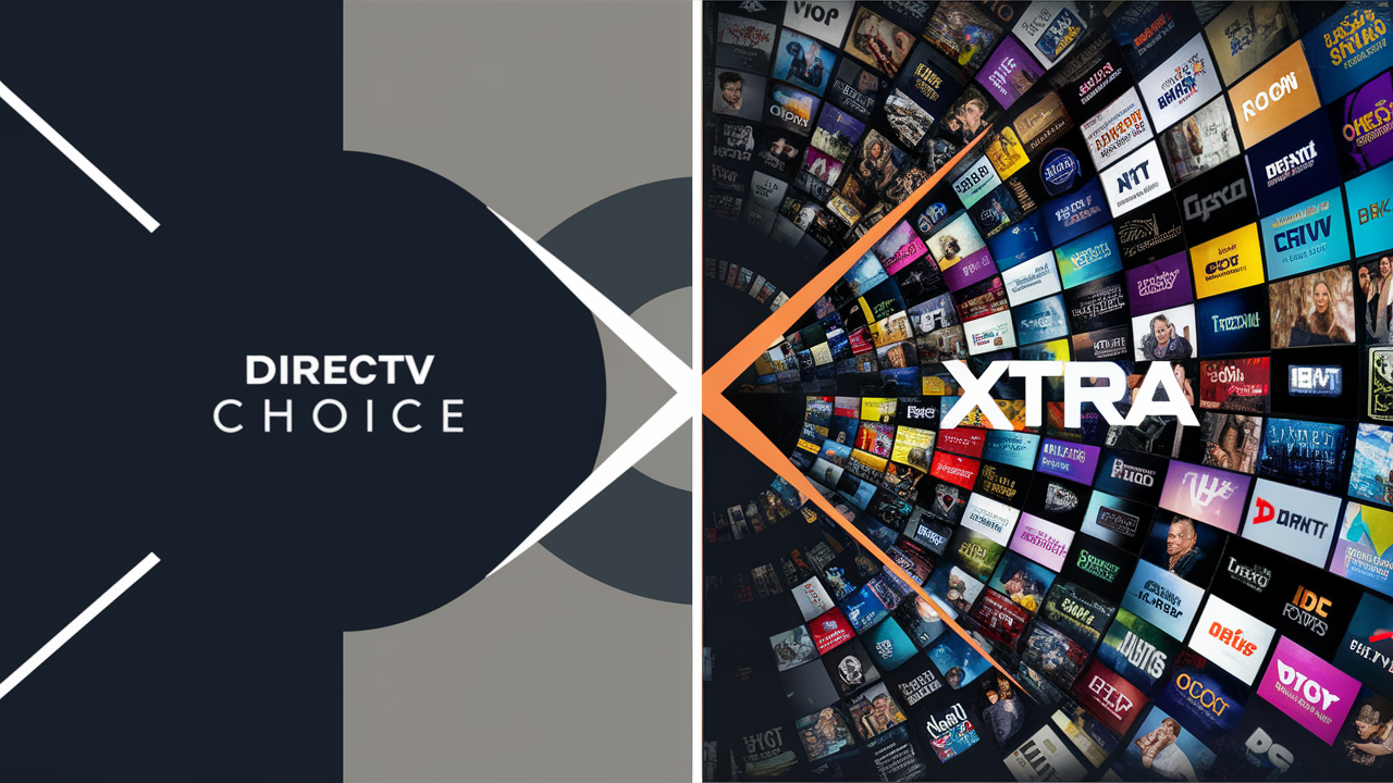 What is the difference between DIRECTV Choice and Xtra Package?