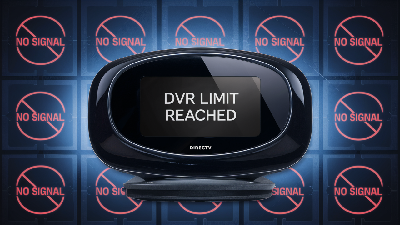 What is the DVR limit on DIRECTV?