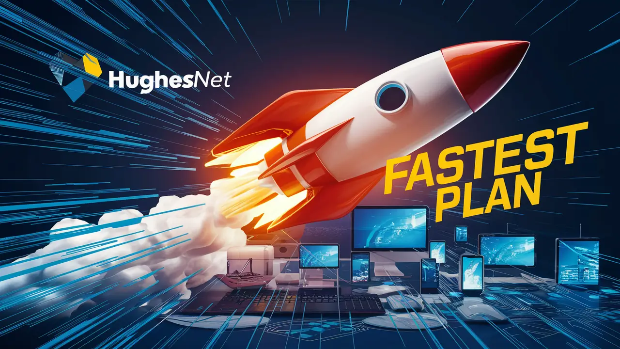 What is the fastest HughesNet plan?