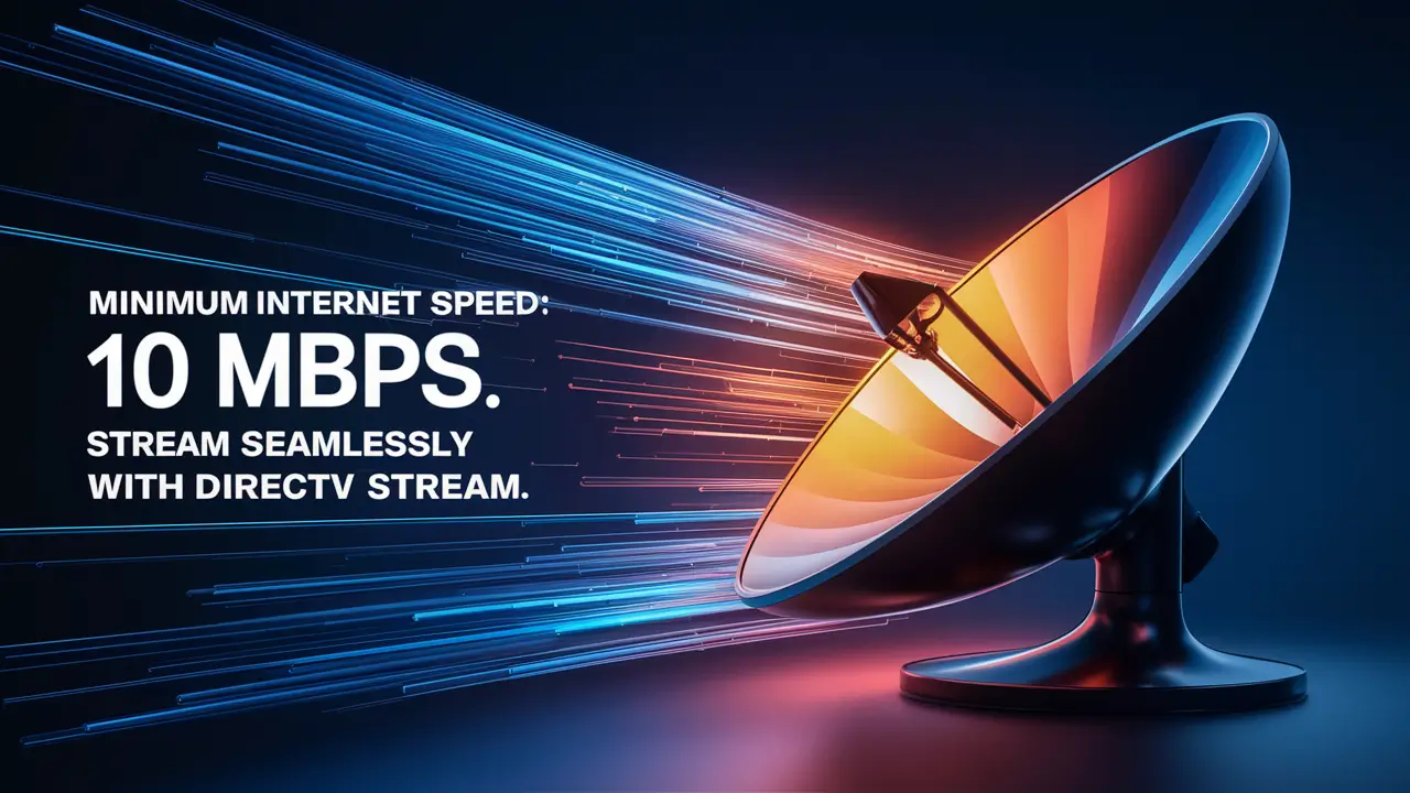 What is the minimum internet speed required for DIRECTV STREAM?