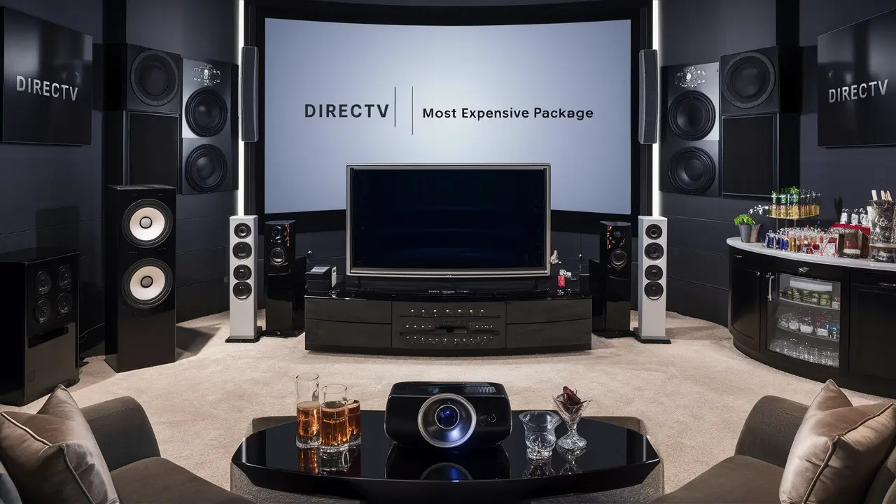 What is the most expensive DIRECTV package?