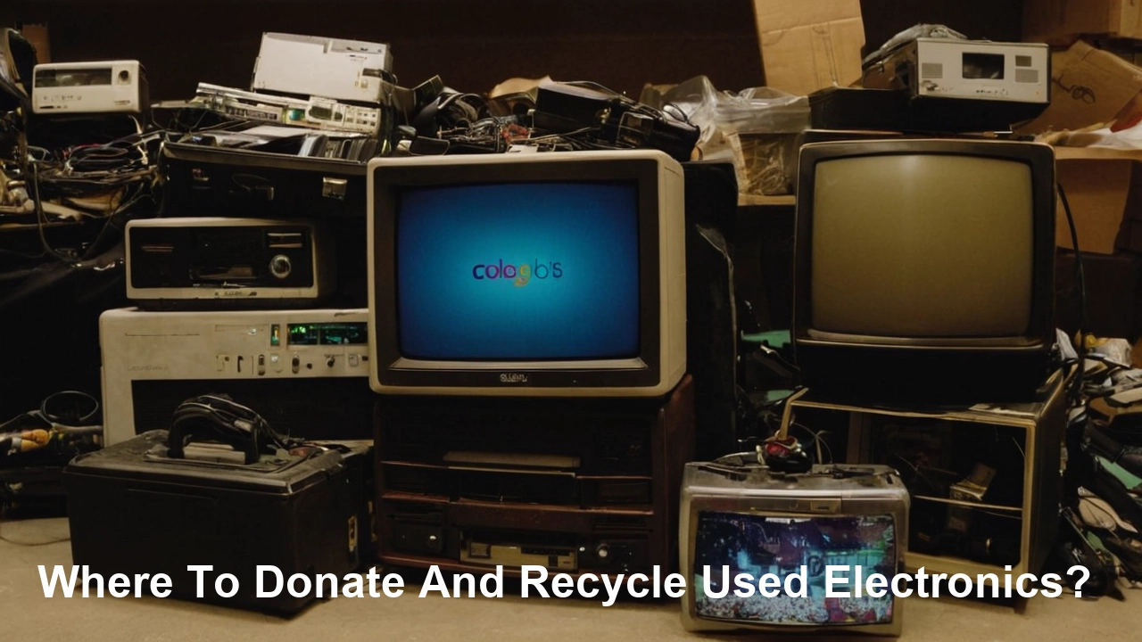 Where To Donate And Recycle Used Electronics?