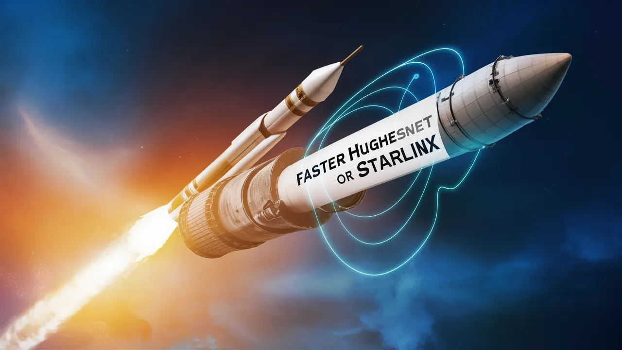 Which is faster Hughesnet or Starlink?