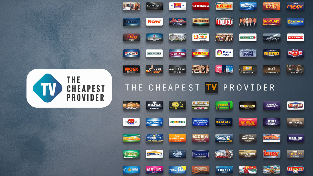 Who is the cheapest TV provider?